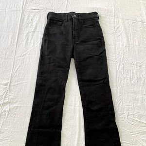 Cropped Flare high rise jeans